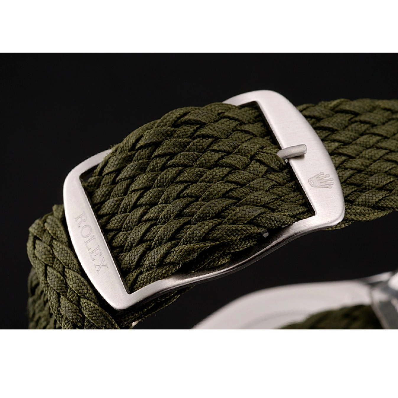 AAA Replica Watches Rolex Green Green Bracelet Master Dial Fabric Yacht 1453869 0816